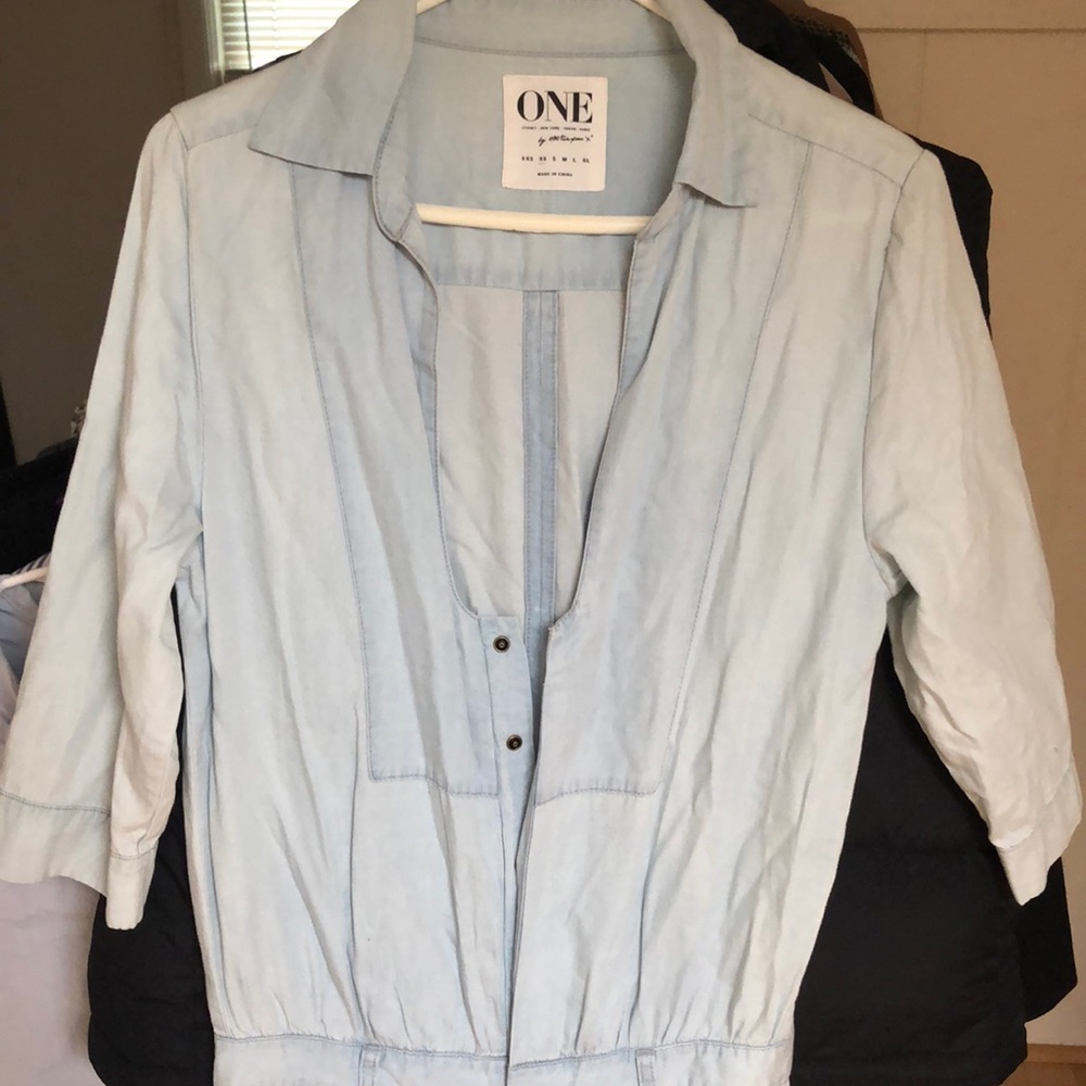 One Teaspoon denim jumpsuit